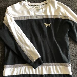 Victoria Secret Pink sequins crew neck sweatshirt.